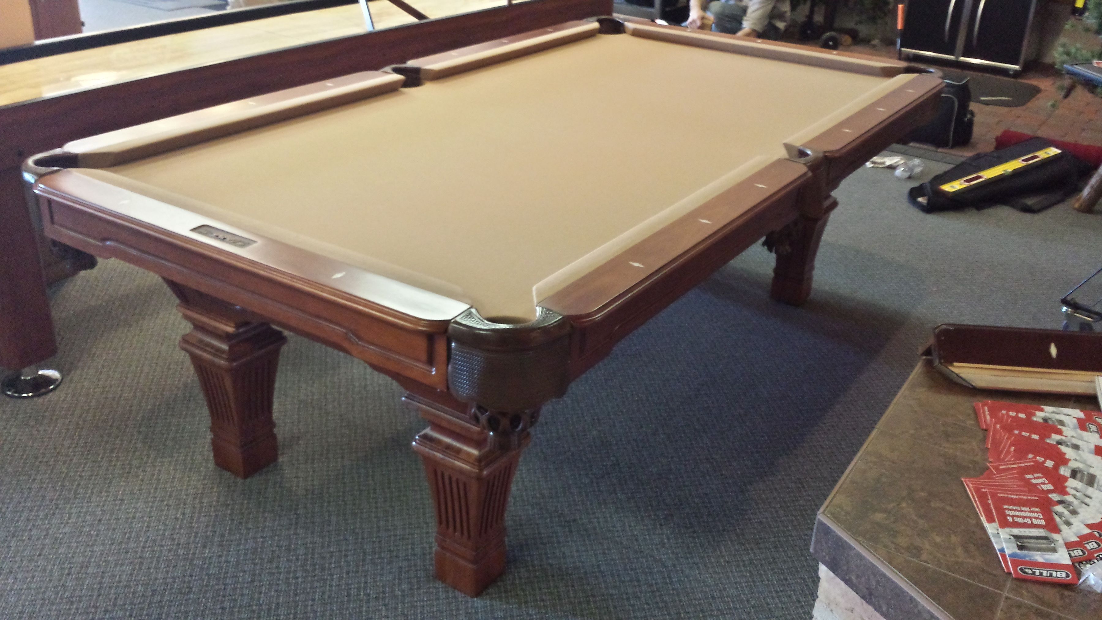 Installed new Presidential Billiards table for my friends at Spas Of Parker.